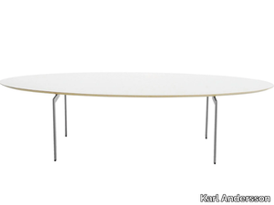 TRIPPO - Low oval coffee table _ Karl Andersson