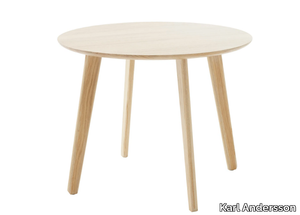 TERRANE - Round wooden coffee table _ Karl Andersson