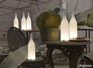 BACCO - LED satin glass table lamp _ Karman