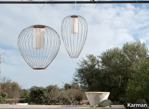 CELL - Metal outdoor pendant lamp _ Karman