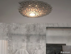 NOTREDAME - LED cultured marble ceiling light _ Karman