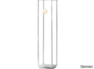 ABACHINA - LED aluminium floor lamp with tray _ Karman