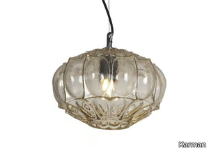 GINGER 1 - Glass pendant lamp _ Karman