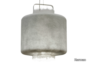 KIMONO - Fiberglass outdoor pendant lamp _ Karman