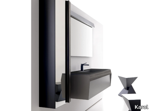 KUT 07 - Wall-mounted vanity unit with drawers _ Karol