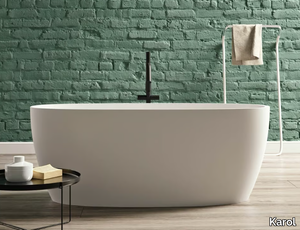 PORTOFINO - Freestanding oval Kstone bathtub _ Karol