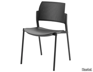 KYOS - Polypropylene chair with linking device open back _ Kastel