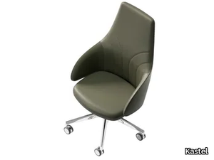 KONTEA LINEAR - Swivel fabric executive chair with armrests _ Kastel