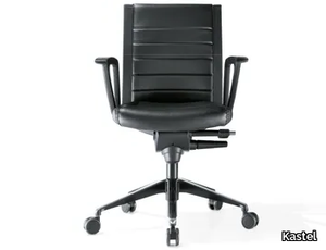 KOSMO - Swivel office chair with armrests with 5-Spoke base _ Kastel