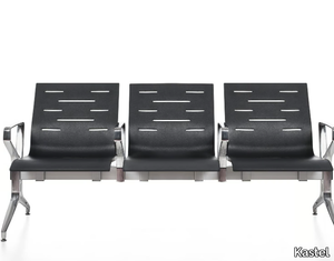 KEYPORT - Freestanding beam seating with armrests _ Kastel