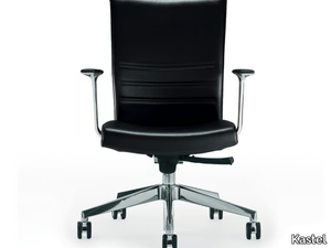 KING - Height-adjustable office chair with armrests _ Kastel