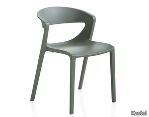 KICCA ONE 2ND LIFE - Recycled polypropylene chair _ Kastel