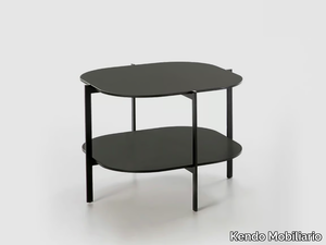 EXO - Low side table with integrated magazine rack _ Kendo Mobiliario