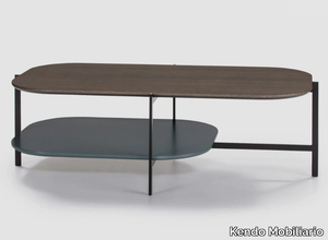 EXO - Low coffee table with integrated magazine rack _ Kendo Mobiliario