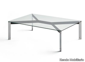 MARÍA - Rectangular glass coffee table _ Kendo Mobiliario