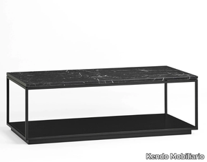 RITA LITE - Coffee table with integrated magazine rack _ Kendo Mobiliario