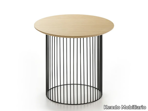 IDRA - Round steel side table _ Kendo Mobiliario
