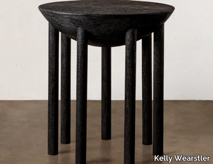 CHALON - Round wooden side table _ Kelly Wearstler