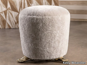 FOOT - Round fabric pouf _ Kelly Wearstler
