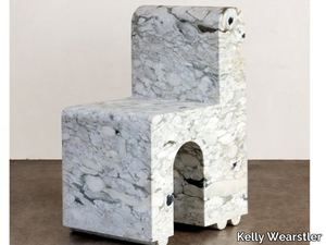 HUME - Natural stone chair _ Kelly Wearstler