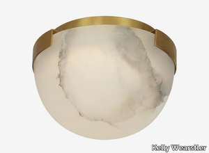 MELANGE PETITE FLUSH MOUNT - LED alabaster ceiling lamp _ Kelly Wearstler