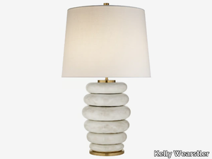 PHOEBE STACKED TABLE LAMP - Ceramic table lamp _ Kelly Wearstler