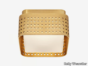 PRECISION PETITE FLUSH MOUNT - LED metal ceiling lamp _ Kelly Wearstler