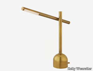 ROUSSEAU BOOM ARM TABLE LAMP - LED adjustable metal desk lamp _ Kelly Wearstler