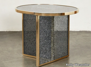 SUPERLUXE FRACTURED - Tempered glass coffee table _ Kelly Wearstler