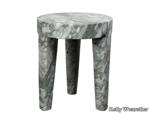 TRIBUTE - Marble stool / coffee table _ Kelly Wearstler