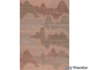 CASCADIA - Hand-knotted Tibetan wool and silk rectangular rug _ Kelly Wearstler