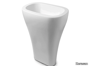 AQUATECH 3742 - Freestanding oval ceramic washbasin _ Kerasan