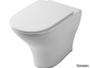 AQUATECH 3718 - Back to wall ceramic toilet _ Kerasan