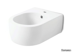 FLO 3125 - Wall-hung ceramic bidet _ Kerasan