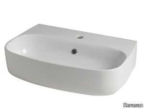 NOLITA 5341/5342 - Oval ceramic washbasin with overflow _ Kerasan