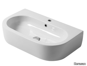 FLO 3150/3152 - Oval ceramic washbasin _ Kerasan