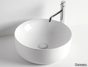 NOLITA 5344 - Countertop round ceramic washbasin _ Kerasan