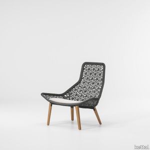 Maia Relax Armchair Teak Legs