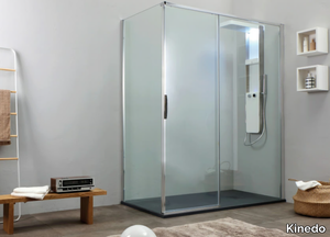 GL8 - Corner shower cabin with sliding door _ Kinedo