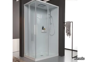 K500 - Corner rectangular shower cabin with sliding door _ Kinedo