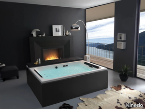 SPA LOFT - 2 seater hydromassage bathtub with chromotherapy _ Kinedo