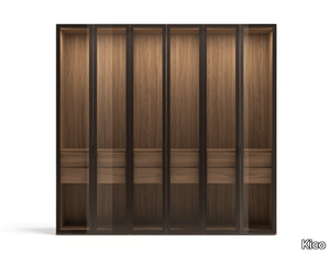 FRAME - Wood and glass wardrobe _ Kico