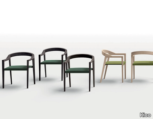 WOODY - Ash chair with armrests _ Kico