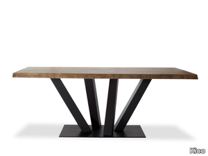 TREE - Rectangular wooden dining table _ Kico