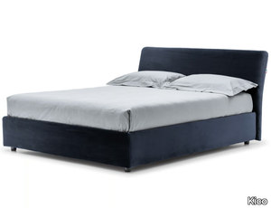 VELA - Upholstered fabric double bed _ Kico