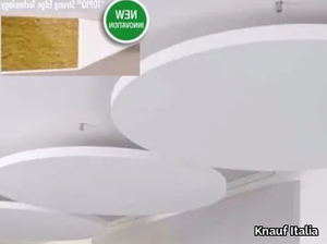 AMF TOPIQ® SONIC ELEMENT - Rock wool acoustic ceiling clouds _ Knauf Italia