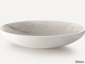 BOWL 10 - Countertop oval marble washbasin _ Kreoo