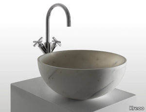 BOWL 4 - Countertop marble washbasin _ Kreoo