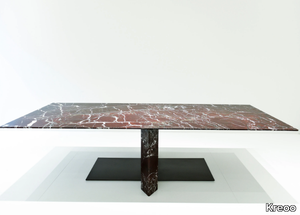 KALENDE MAXI - Rectangular marble table _ Kreoo