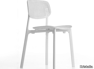 COLANDER - Stackable polypropylene chair _ Kristalia